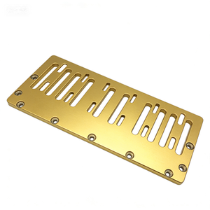 Panel de Ventilación de Acero Inoxidable Personalizado de Fábrica con Ranuras Huecas para Disipación de Calor y Protección contra Polvo para Equipos de Automatización - Product Image 1