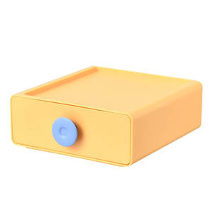 Caja de almacenamiento tipo cajón, tocador de escritorio para el hogar, estante de almacenamiento de cosméticos, suministros de oficina, caja de clasificación - Product Image 6