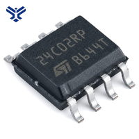 Nouvelle mémoire EEPROM M24C02 originale 2Kbit I2C série IC 24C02RP SOP-8 SMD 1.7-5.5V 100KHz 400KHz 1M cycles Vente en gros en stock