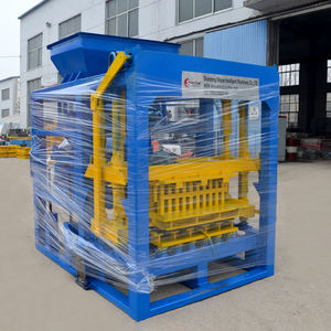 เครื่องทำบล็อกคอนกรีตอัตโนมัติ QT4-15 ระบบไฮดรอลิก พร้อมเกียร์ ปั๊ม แบริ่ง ควบคุมด้วย PLC สำหรับทำอิฐบล็อกและอิฐบล็อกกลวง ขายดี - Product Image 4