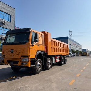 <span class=keywords><strong>Camion</strong></span> <span class=keywords><strong>benne</strong></span> basculante poids lourd Howo 8x4, moteur diesel 371HP 380HP, pour transport de sable, pierre et travaux de terrassement, directement de l'usine - Product Image 3