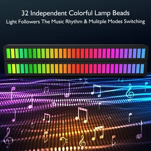 Bande lumineuse à LED RVB Musique BT APP Contrôle Rythem Stand Bar Reconnaissance du rythme Lumière de musique à LED