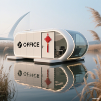 Offre Spéciale Extensible Commercial Rover Dirigeable Pod Inspiré Intelligent Pratique Préfabriqué Capsule Conteneur Maison