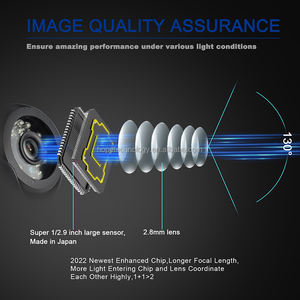 Đèn 24 IR Hạng Nặng Máy Quay Video AHD 1080P Nhiệt Gắn Trên Xe Tầm Nhìn Ban Đêm Tầm Nhìn Ban Đêm 10 Mét - Product Image 3