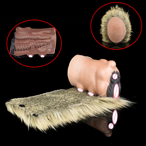 YOCY取り外し可能な毛皮動物ストローカー男性デュアルマスターベーターおもちゃリアルな肛門膣ポケットプッシー男性ペニスマッサージャー大人18 - Product Image 2