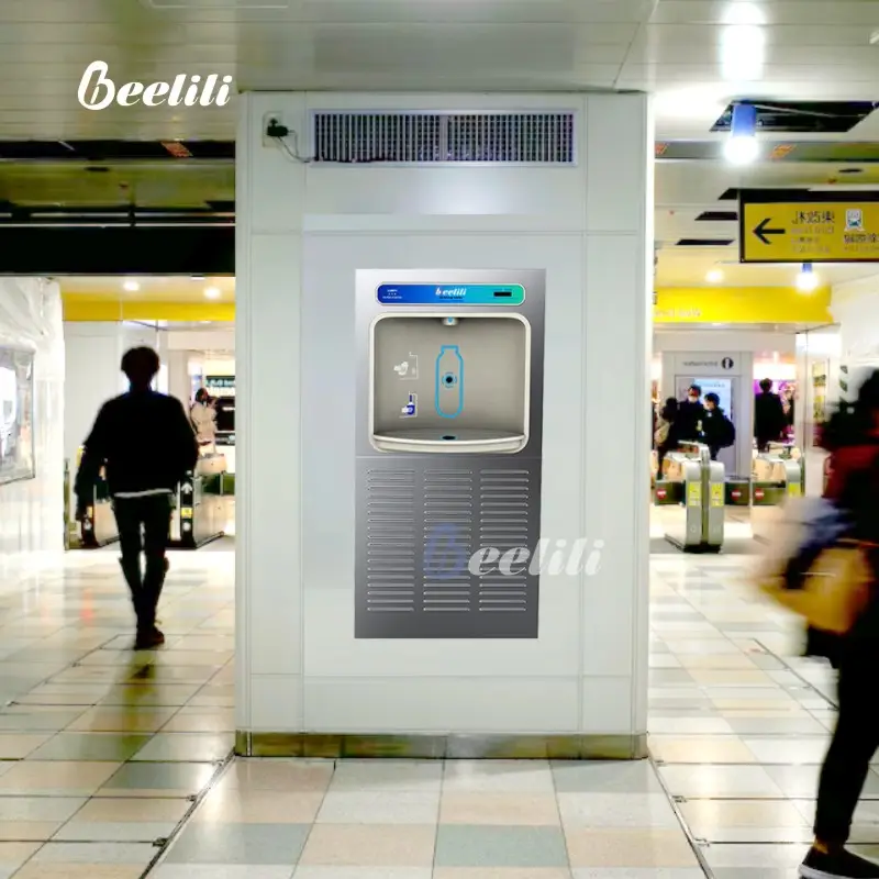 beelili Wall-mounted Water Dispenser for Public Touch-less Automatic Water Cooler Dispenser Machine