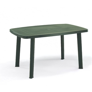 Tavolo in resina verde 140x90 cm. - Product Image 1