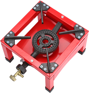 Réchaud à <span class=keywords><strong>gaz</strong></span> portable <span class=keywords><strong>pour</strong></span> le camping en plein air, brûleur unique, fonte, allumage piézoélectrique - Product Image 3