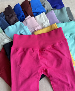Leggings de sport pour femmes, taille haute, sans couture, en spandex/nylon, pantalon de yoga, longueur intégrale, vêtements de sport pour la salle de sport - Product Image 5