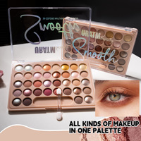 Palette de fards à paupières multifonctionnelle tout-en-un 36 couleurs, populaire, ombre à paupières nacrée mate longue durée
