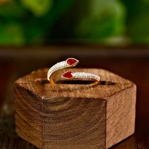 Xinfly Factory Wholesale Luxury 18K Gold Snake Diamond <b>Ring</b> <b>for</b> Women <b>Men</b> - Product Image 1
