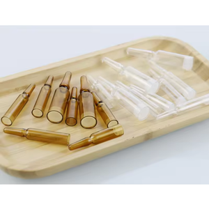 Vente en gros de bouteilles à rouleaux en plastique transparent ambré de 1ml-5ml Bouchon en liège doré pour huile essentielle soins de la peau sérums produits de soins de la peau - Product Image 5