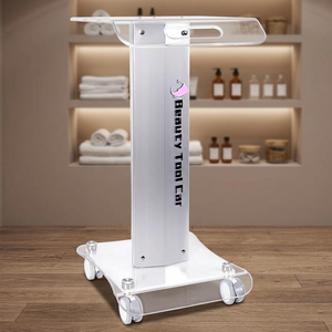 Chariot de beauté mobile multifonctionnel en métal, design durable, pour salon et usage domestique, idéal pour les salons de beauté. - Product Image 1