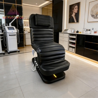 Elektrische Kosmetikliege für Schönheitssalon und Medizinische Anwendungen, Multifunktionale Hebe-Untersuchungsliege für Tattoo und Stickerei, PU-Leder, Modern