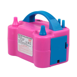 Pompa Elettrica Gonfiabile per <span class=keywords><strong>Palloncini</strong></span> con Spina EU/US, Portatile, a Doppio Foro, in Plastica Resistente, con Doppio Ugello - Product Image 1