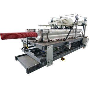 SBG315 PP PE HDPE çift duvar oluklu boru makinesi üretim hattı ekstrüzyon hattı - Product Image 4