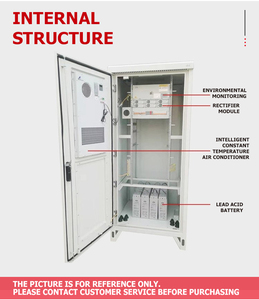 Armoire de serveur, stockage de <span class=keywords><strong>batterie</strong></span> de vélo électrique, métal, intérieur, acier inoxydable, boîtier IP55, fibre, armoire extérieure avec climatisation - Product Image 4