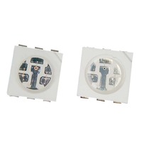 Puces LED SMD 5050, usine source, rouge, 620-625nm, 6 broches, 3 puces, 2.0-2.4V, personnalisable, LED 5050 blanc haute puissance diffuse