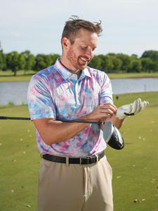 Polo de golf de secado rápido de alta calidad personalizado camiseta de hombre impresión completa Polo de tenis de golf de manga corta para hombre - Product Image 6