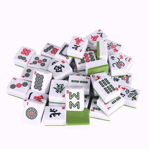 40mm Arabic Numeral English Melamine <b>Mahjong</b> <b>Set</b> Cross-border Standard Full <b>Mahjong</b> <b>Set</b> - Product Image 5