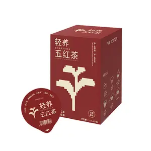 Individueller blumen- und fruchtgeschmack fünf roter tee ricr bohne rote daten goji berry rose schwarzer tee