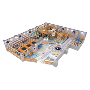 Aire de jeux intérieure sur le thème de l'espace, 350 m², hauteur 4,5 m, zone de jeux pour enfants, attractions pour enfants dans les centres commerciaux - Product Image 2