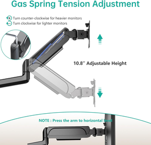 Ba Cánh Tay Màn Hình, 3 Giá Đỡ Màn Hình Giá Để Bàn Cho Ba Màn Hình Máy Tính Phẳng/Cong - Product Image 2
