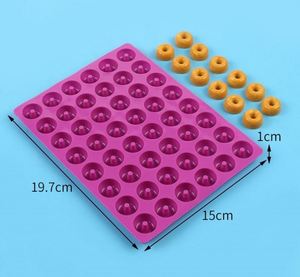 Molde de Silicona para Macarons de 30 Cavidades, Fácil de Limpiar, Reutilizable, Resistente al Calor, Tapete de Mesa DIY de una Sola Cara, Apto para Horno, Ecológico - Product Image 1