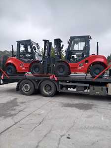 Truk Forklift Diesel Off-Road 2.5 Ton-5 Ton 4WD 4x4 3.5 Ton untuk Medan Berat Semua Jenis Forklift Internal Combustion untuk Dijual - Product Image 6