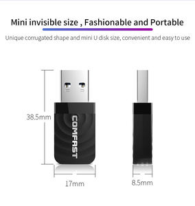 <span class=keywords><strong>Comfast</strong></span> 1300Mbps USB3.0 Dual Band Adaptador <span class=keywords><strong>WiFi</strong></span> MU-MIMO Sem Fio Dongle AP Cartão para Laptop Desktop - Product Image 5