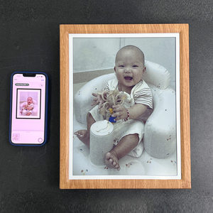 solid wood photo <b>frame</b> Custom 13.3 Inch Color Outdoor e-ink Display smart Art Gallery Photo <b>Frame</b> E Ink Billboard Advertising - Product Image 2