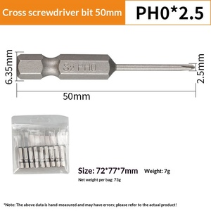 Embouts de tournevis Torx en acier allié CRV S2 T5 T15 T10 T25, qualité électrique et bricolage, finition naturelle, support OEM personnalisé - Product Image 6