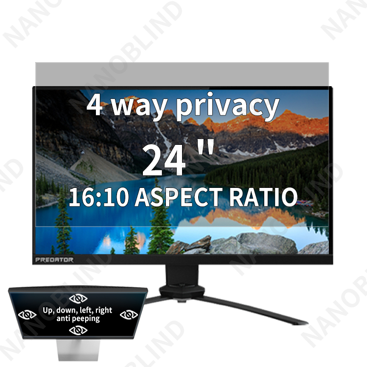 2-Pack Magnetic 24 Inch Privacy Screen for Computer Monitor