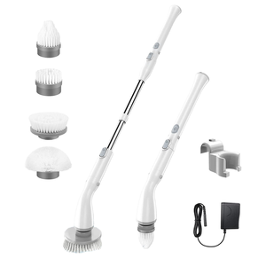 Brosse de nettoyage électrique rechargeable <span class=keywords><strong>Turbo</strong></span>, brosse rotative pour nettoyeur à récurer avec matériau plastique - Product Image 4