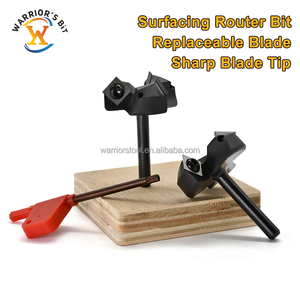Warrior's Bit Lame remplaçable Mèche de rabotage Face End <span class=keywords><strong>Fraise</strong></span> Insert Spoilboard Style CNC Surfaçage Routeur Bits pour bois - Product Image 2