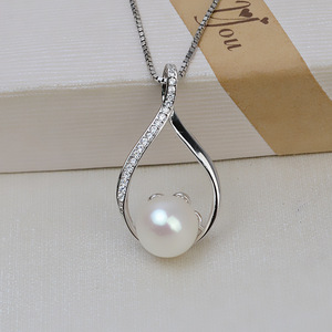 Pendentif rétro européen et américain Wenchi en argent S925, perle DIY, support vide 10-12, composants de bijoux semi-personnalisés - Product Image 4