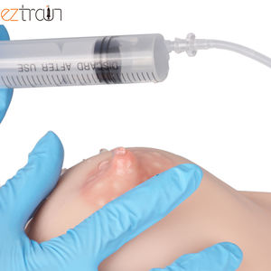 Entrenamiento médico Modelo de simulación de lactancia Silicona suave Pecho único Fack <span class=keywords><strong>Boobs</strong></span> - Product Image 5