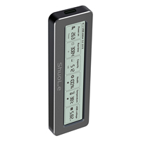 10Gbps SHUOLE M.2 NVMe PCIe kandang aluminium Tipe C SSD casing USB3.2 dengan layar LCD besar Hard Drive kandang casing Disk