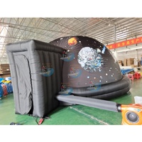 Portable 360 °   Théâtre de projection à dôme complet, éducation scientifique et technologique en plein air, salle de classe mobile d'astronomie pour l'apprentissage scientifique scolaire