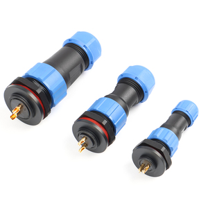 Connettore Automobilistico <span class=keywords><strong>SP17</strong></span> a 2/3/4/5/7/9 Pin, Spina Aviazione con Fissaggio Frontale, 5A 10A - Product Image 5