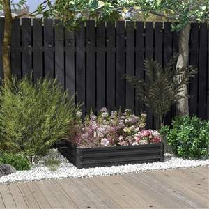 Jardinera Db Garden para Exteriores, Moderna, Ecológica, de Material PP, Diseño Cuadrado para Plantar con Flores - Product Image 3