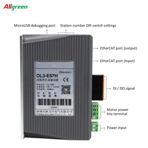 Driver hybride EtherCAT pour moteur pas à pas 24V 48VDC 5A, compatible Nema 17, Nema 23, Nema 24 pour machine CNC, Modbus - Product Image 4