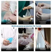 Gants jetables en PVC INTCO, antidérapants, sans poudre, manchette droite sous les doigts, sans silicone, pour clinique dentaire, transformation alimentaire