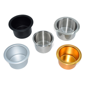 Porte-tasse vintage <span class=keywords><strong>en</strong></span> acier inoxydable, pour <span class=keywords><strong>camping</strong></span>-<span class=keywords><strong>Car</strong></span> et caravane, accessoire de voiture, cendrier, pour canapé, bureau - Product Image 1