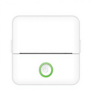 Stampante Termica Portatile Mini HD in Bianco <span class=keywords><strong>e</strong></span> Nero 200DPI Senza Inchiostro Wireless per Studenti, Esami, Ufficio - Product Image 1