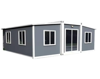 Maison conteneur extensible en panneaux sandwich isolés Sinoy, résistante à la chaleur, appartement-hôtel moderne, imperméable
