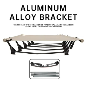 Logotipo personalizado ultraligero portátil plegable cuna viaje compacto dormir camas de aluminio Camping <span class=keywords><strong>cama</strong></span> - Product Image 5