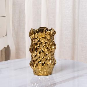 Vaso nordico artistico composizione floreale soggiorno ornamento vaso <span class=keywords><strong>in</strong></span> ceramica per la decorazione <span class=keywords><strong>di</strong></span> casa ufficio vaso d'oro - Product Image 5