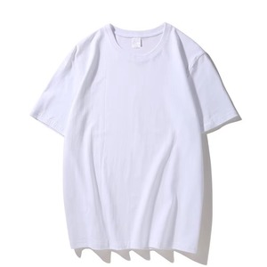 Camiseta de hombre de algodón pesado peinado compacto Siro Spinning de 8 yuanes/pieza, estilo vintage (algodón de fibra larga que absorbe la humedad, manga corta) - Product Image 3