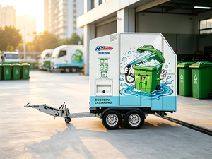 <span class=keywords><strong>Machine</strong></span> de nettoyage de poubelles entièrement automatique en acier inoxydable Haide avec nettoyage <span class=keywords><strong>à</strong></span> l'eau chaude pour usage municipal - Product Image 2